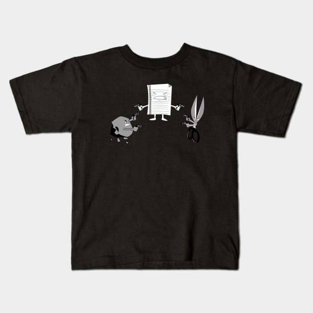 Mexican Standoff Kids T-Shirt by Dumastore12